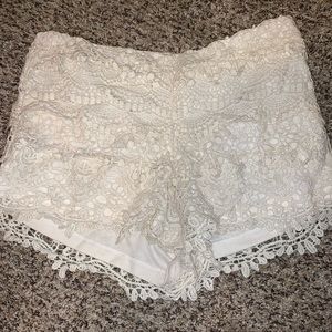 Festival lace shorts